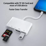 Khatz Lightning Adapter with HDMI-USB OTG-Card Reader for iPhone - Image 4
