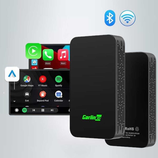 Carlinkit 5.0 2Air Adapter- Upgrade Your Factory Wired CarPlay/Android Auto to Wireless, Dual Band WiFi, Ultra Speed, Low Power - Compatible with Cars with Factory Wired Android Auto/CarPlay